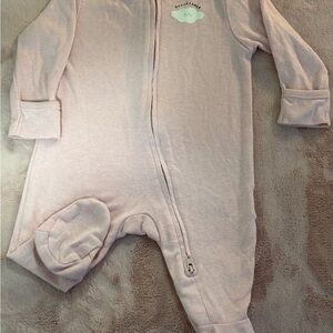 Old Navy 0-3 Month Pink Day‎ Dreamer Sleeper Footed Body Suit